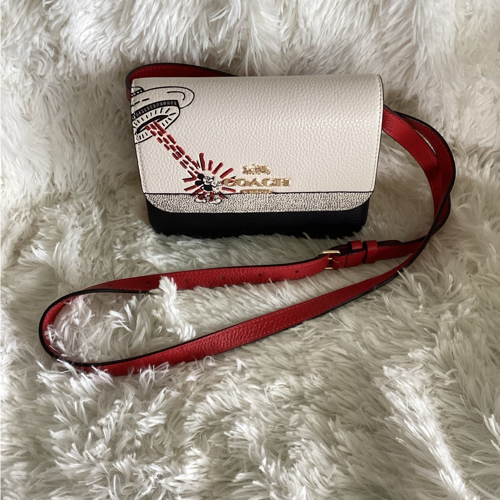 Coach Mickey multi color crossbody